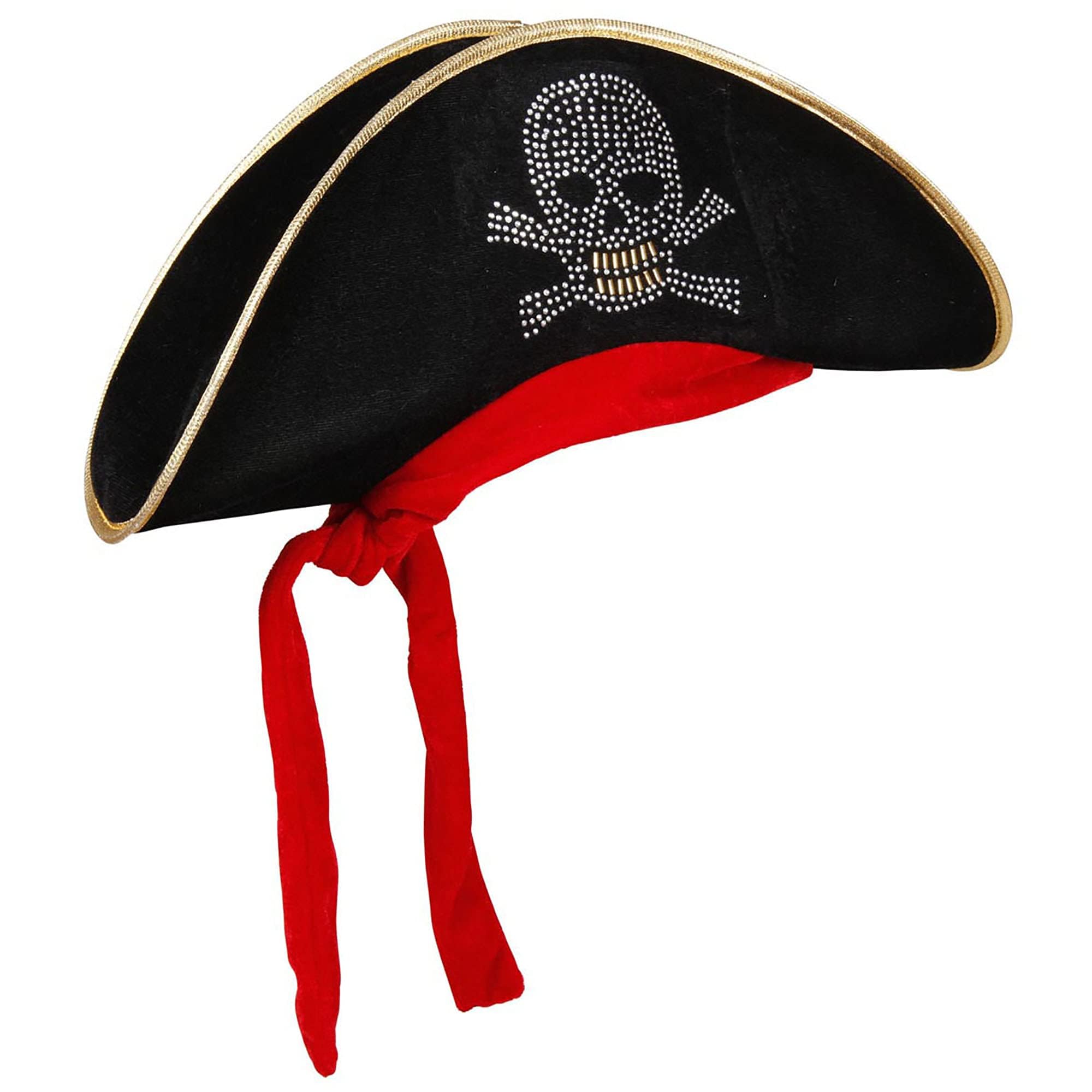 Cappello Da Pirata Con Teschio E Piume WIDMANN - Per Halloween E Carnevale - Foto 7