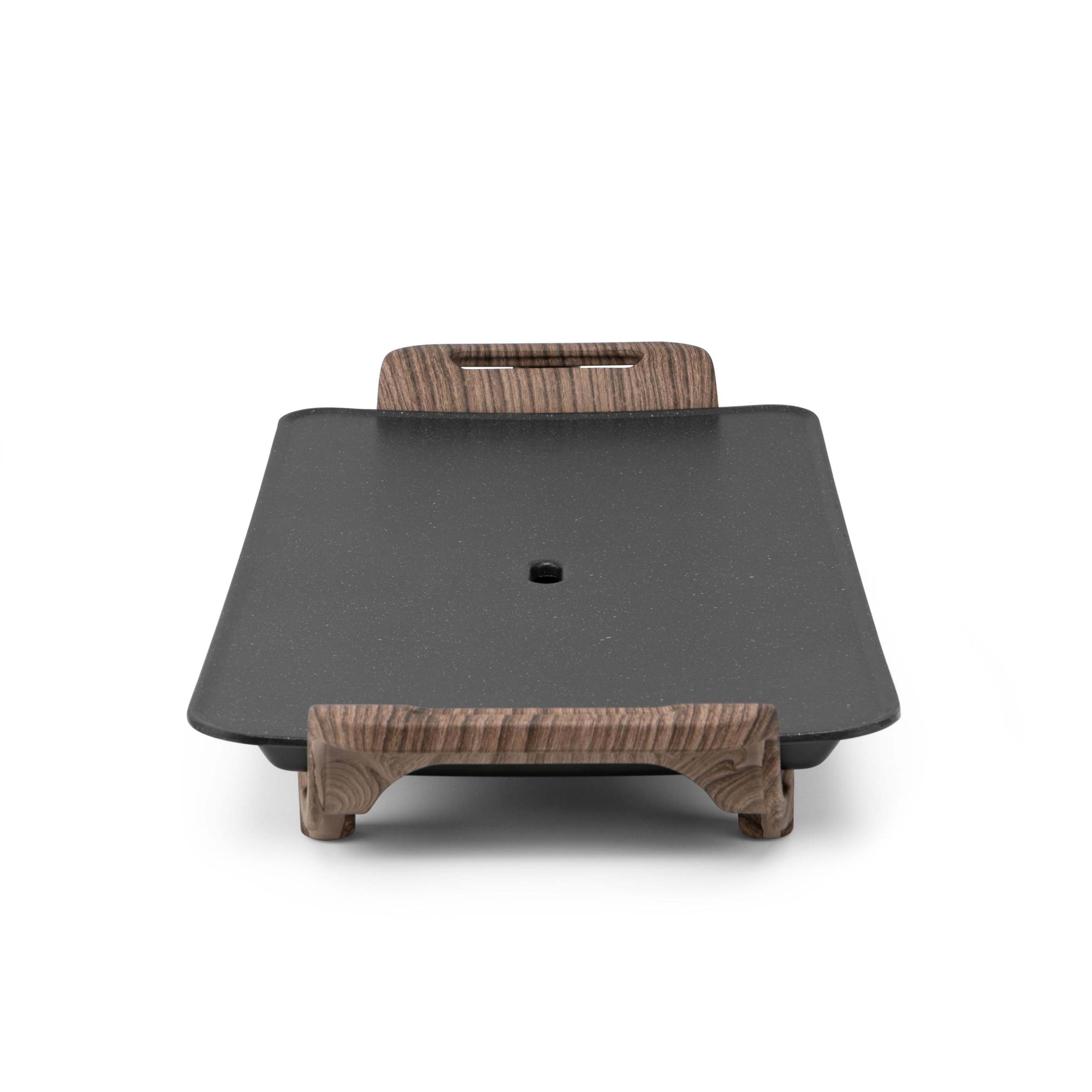 Orbegozo Tabla de Asado TBC 4050 Eléctrica con Superficie Antiadherente Efecto Cerámico, Termostato Regulable, 50 x 27 cm, 2000 W