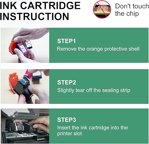 Miniatura 5 de ZIPRINT Paquete de 2 cartuchos de tinta 63XL de repuesto para cartuchos de tinta HP 63 63XL, color negro y color con impresora HP Officejet 3830