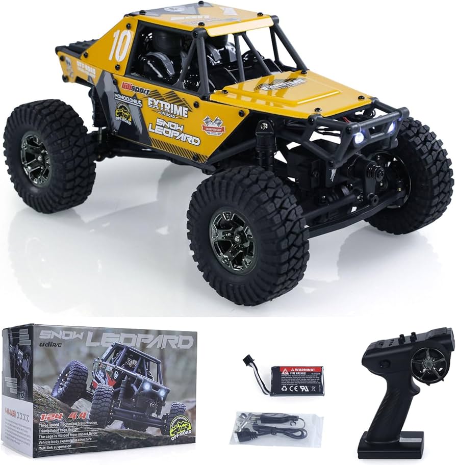 Amazon.com: wheelfun 1/24 4x4 UDI RC UCX2405PRO RC Rock Crawler