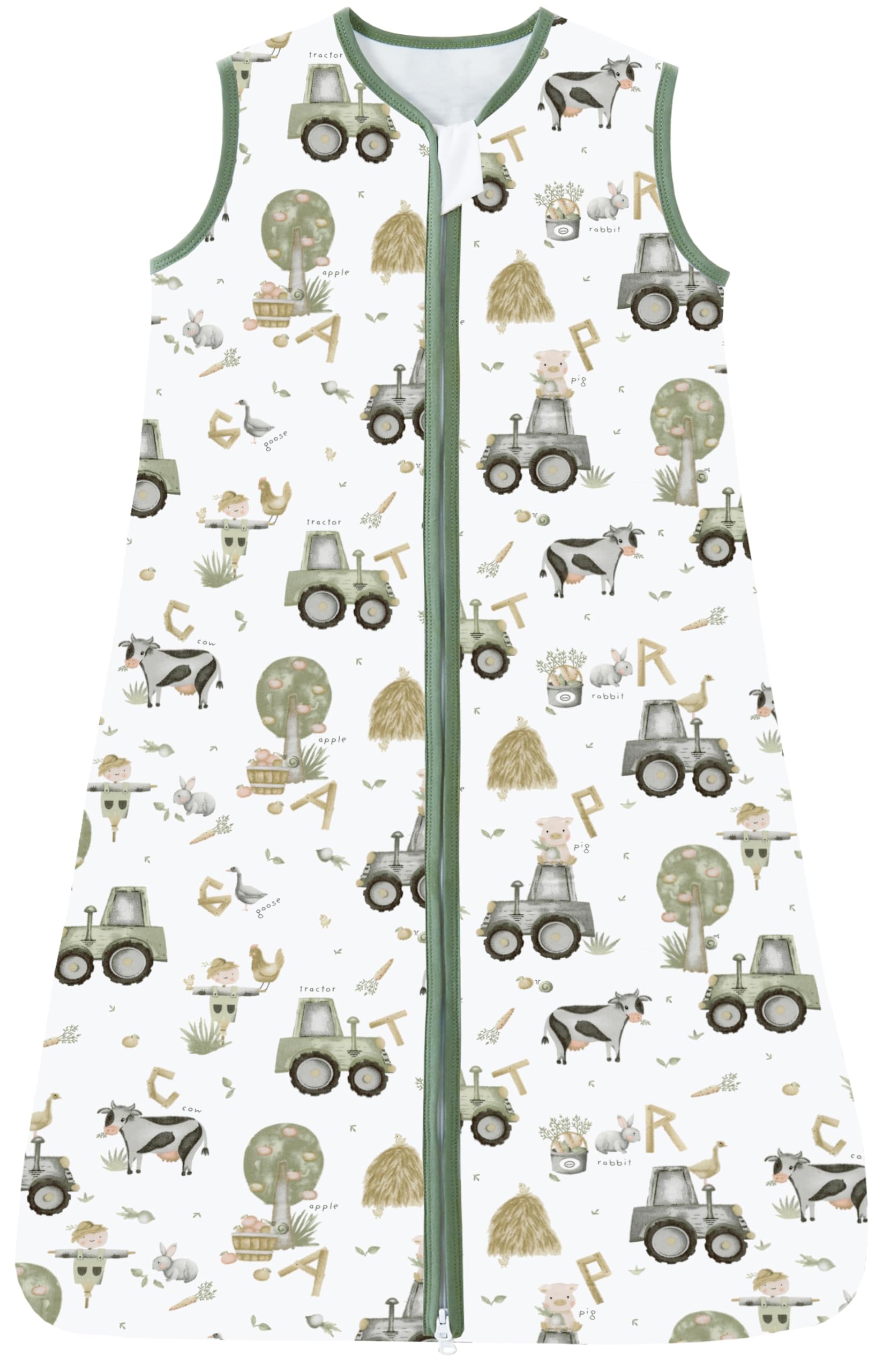 Chilsuessy 2er Pack Sommerschlafsack 1 Tog Baby Schlafsack Kleine Kinder Schlafanzug ohne Ärmel für Sommer und Frühling 100% Baumwolle