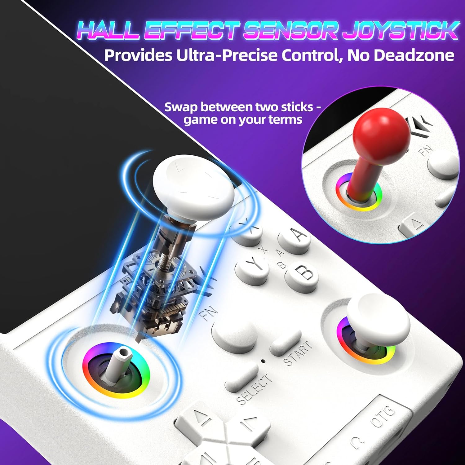 XF40V Retro Handheld Game Console with 2X Detachable Joysticks – 4.0 Inch IPS HD Screen Portable Retro Gaming Console with 20,000+ Classic Video Games & 20+ Emulator, 4000mAh Battery (64GB,White) 4 71DqAPlprPL. AC SL1500