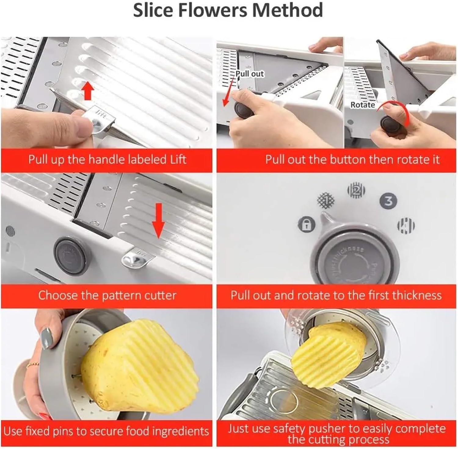 Vegetable Cutter 18 Types Adjustable Mandoline Slicer Stainless Steel Vegetable Julienner Grater Onion Potato Slicer Cutter KC0326 Convenient