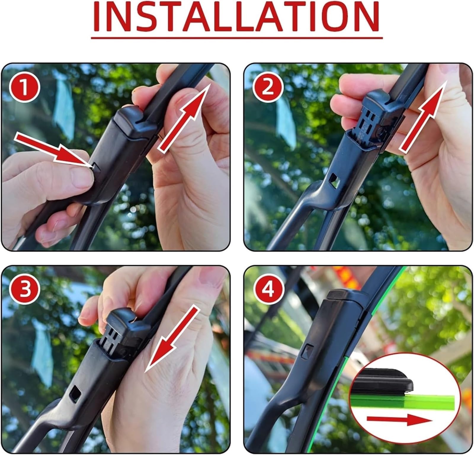 Escobillas limpiaparabrisas Delanteras Escobilla limpiaparabrisas Escobilla para Ford para Fiesta 7 Escobillas limpiaparabrisas Delanteras traseras Cepillos Accesorios