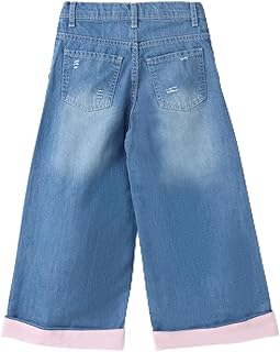 بنطلون بارجل واسعة للبنات من سي ان جينز، 336-1-c