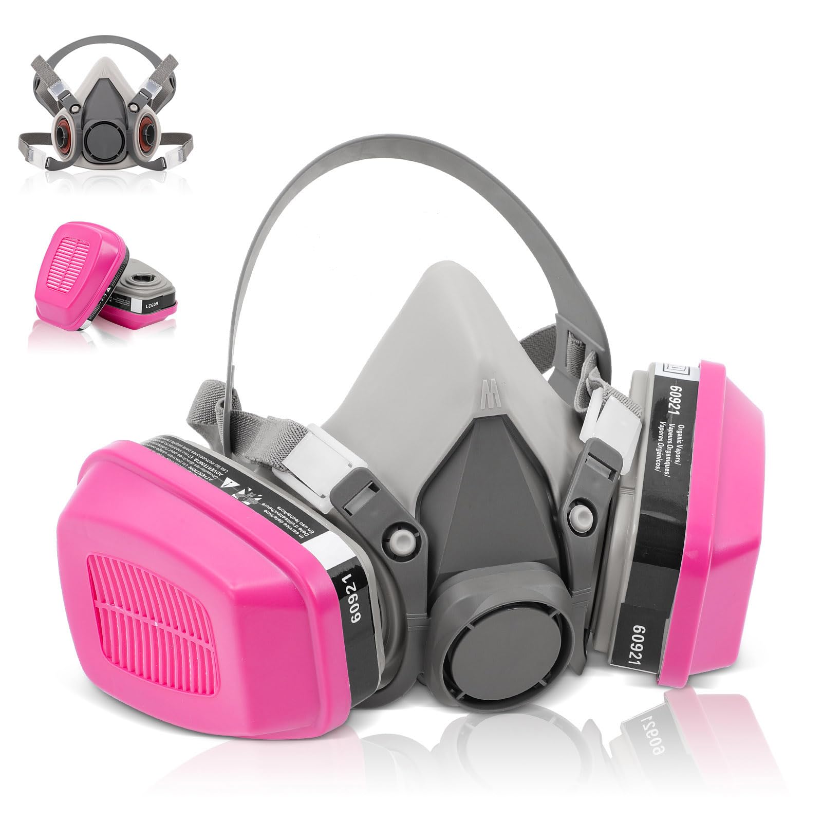 Amazon.com: WYAJU Respirator Mask with Filters 60921: Half