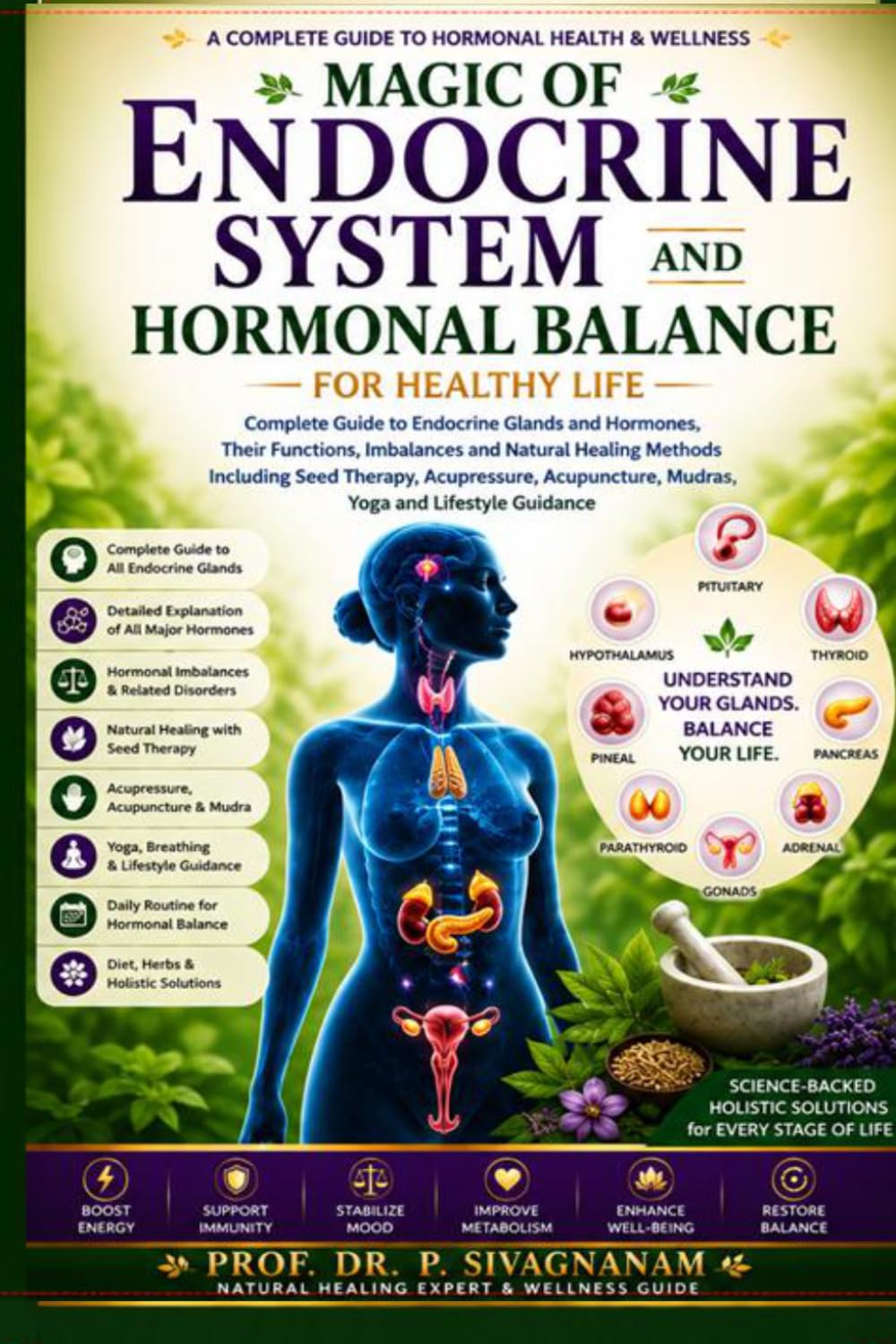 Magic of Endocrine System and Hormonal Balance: Complete Guide to Endocrine Glands, Hormones, Imbalances and Natural Healing Methods