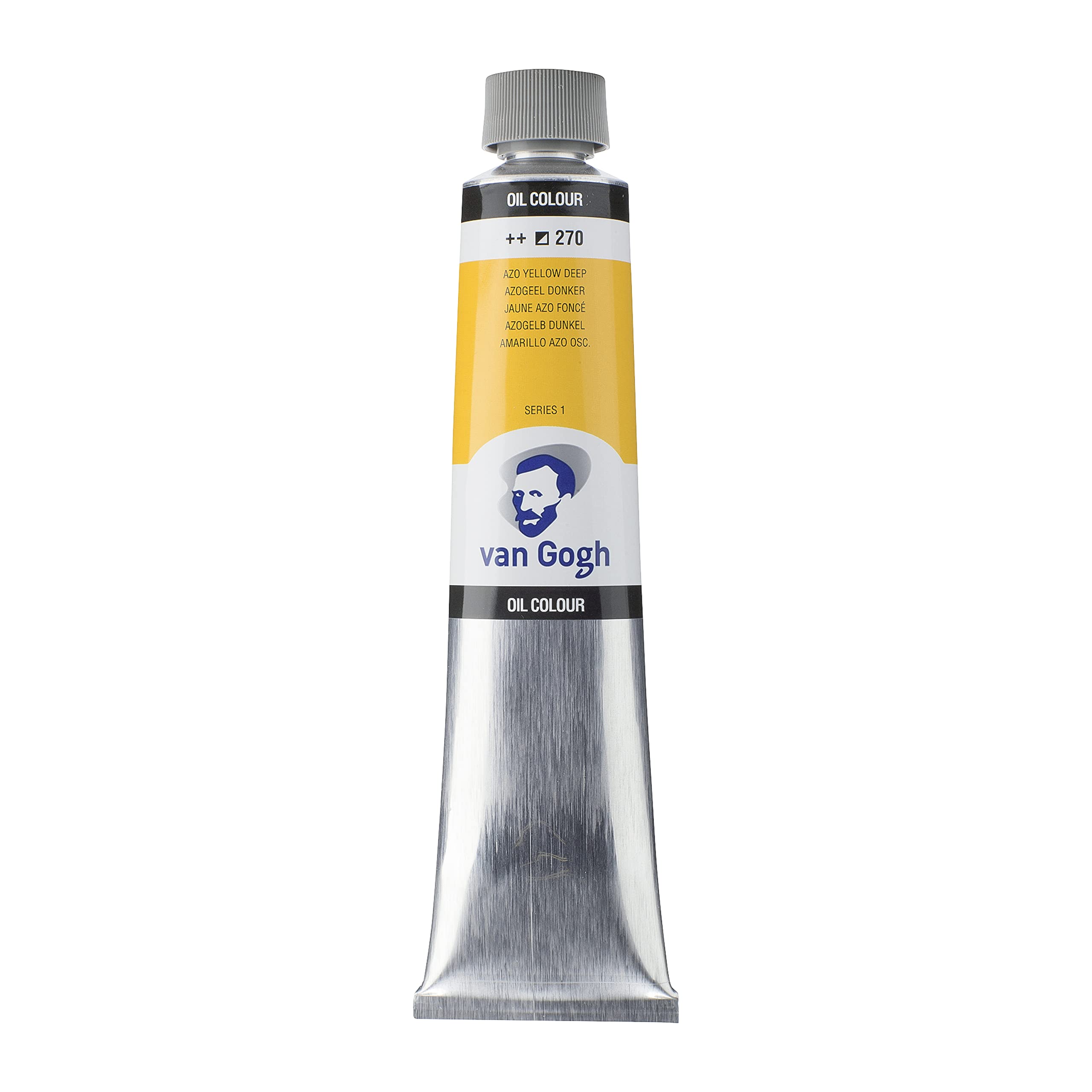 Royal Talens Van Gogh Oil Paint Tube 200ml Azo Yellow Deep S1 Artist Use