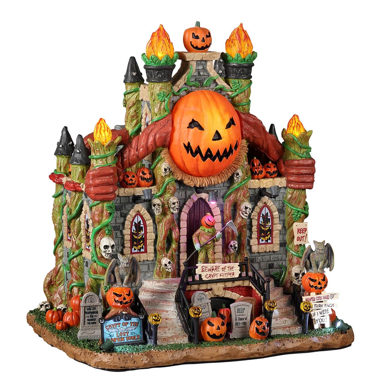 Lemax Multicolor - Crypt Of The Lost Pumpkin Souls, With 4.5V Adaptor