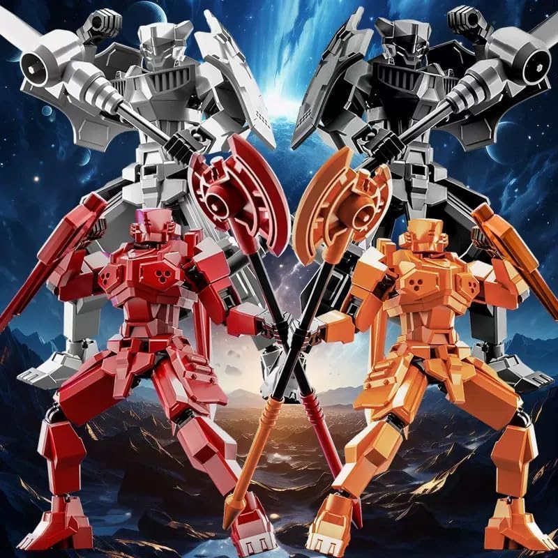 Miniatura 8 de Juego de 2 figuras de acción T13, figuras de acción de escudo completado con 13 figuras de acción, figuras de acción movibles multiarticuladas,