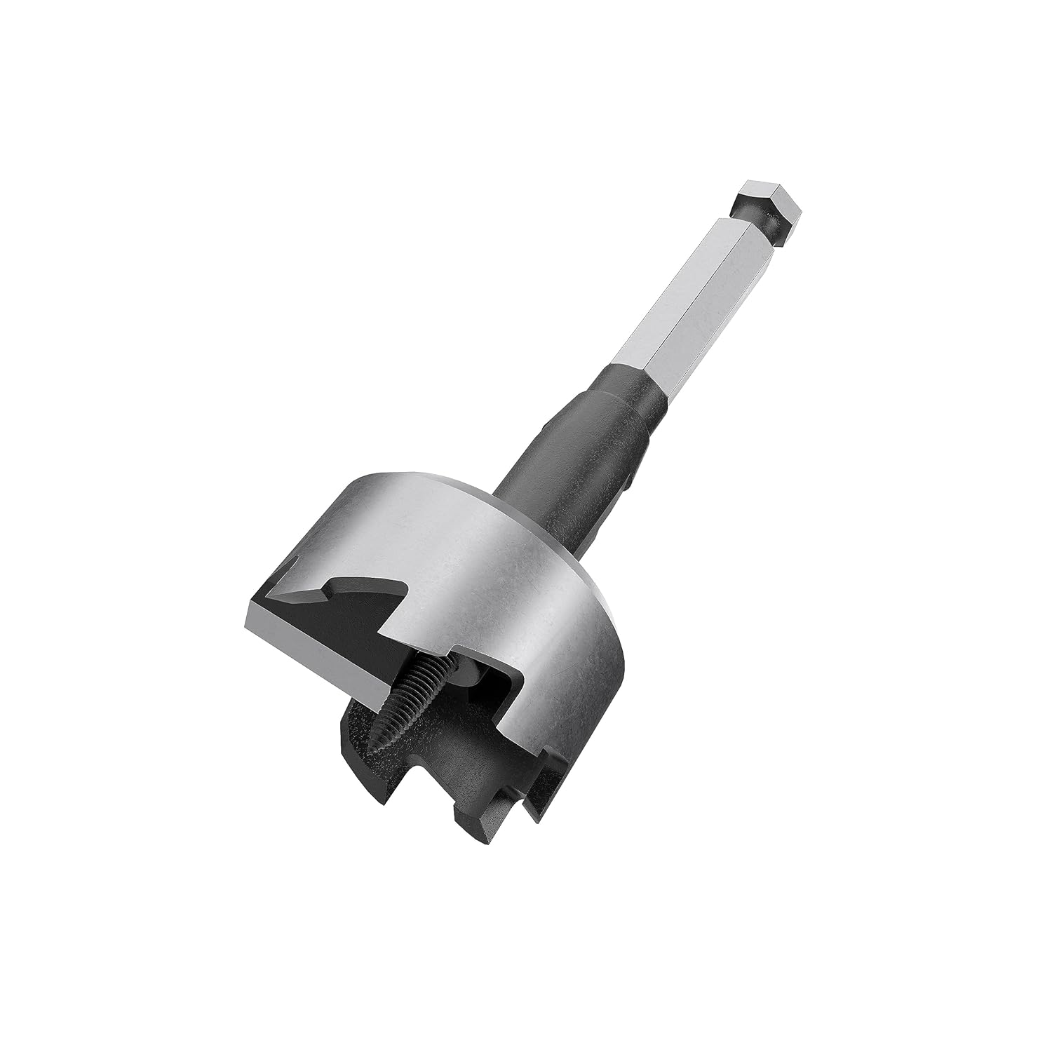Greycore Tools Self-Feed Drill Bit – Single-Cutter Self Feed Drill 2-1/8 Inch – Professional Boring Drill Bits for Woodworking – Aggressive Feed Screw Thread for Fast and Smooth Drilling