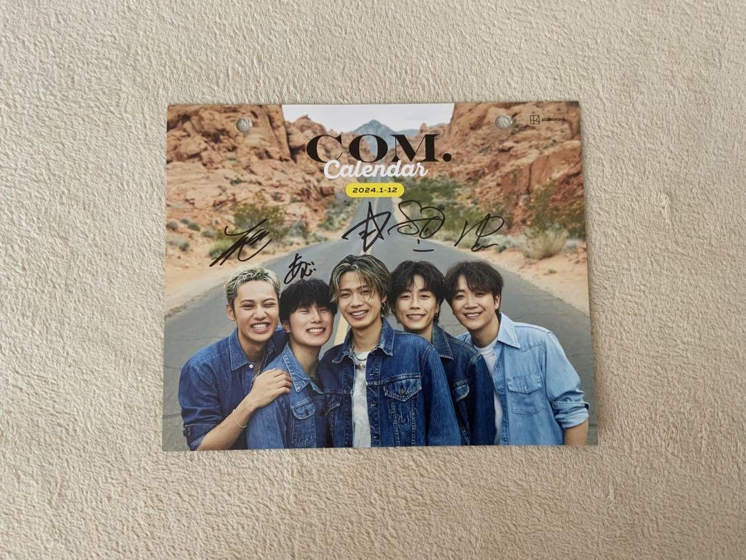 コムドットカレンダー直筆サイン入り コムドットカレンダー直筆サイン入り 2025年最新】コムドット