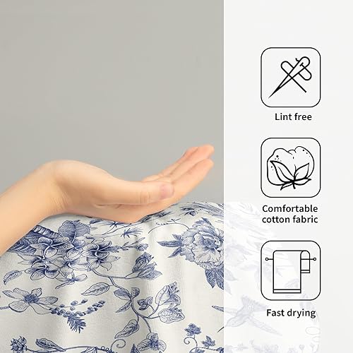 Vista 36 de Giwawa Juego de 2 toallas de mano de pino con ciervos del bosque, toallas de baño, suaves y absorbentes, para bar, bar, cocina, hotel, spa, Ciervo