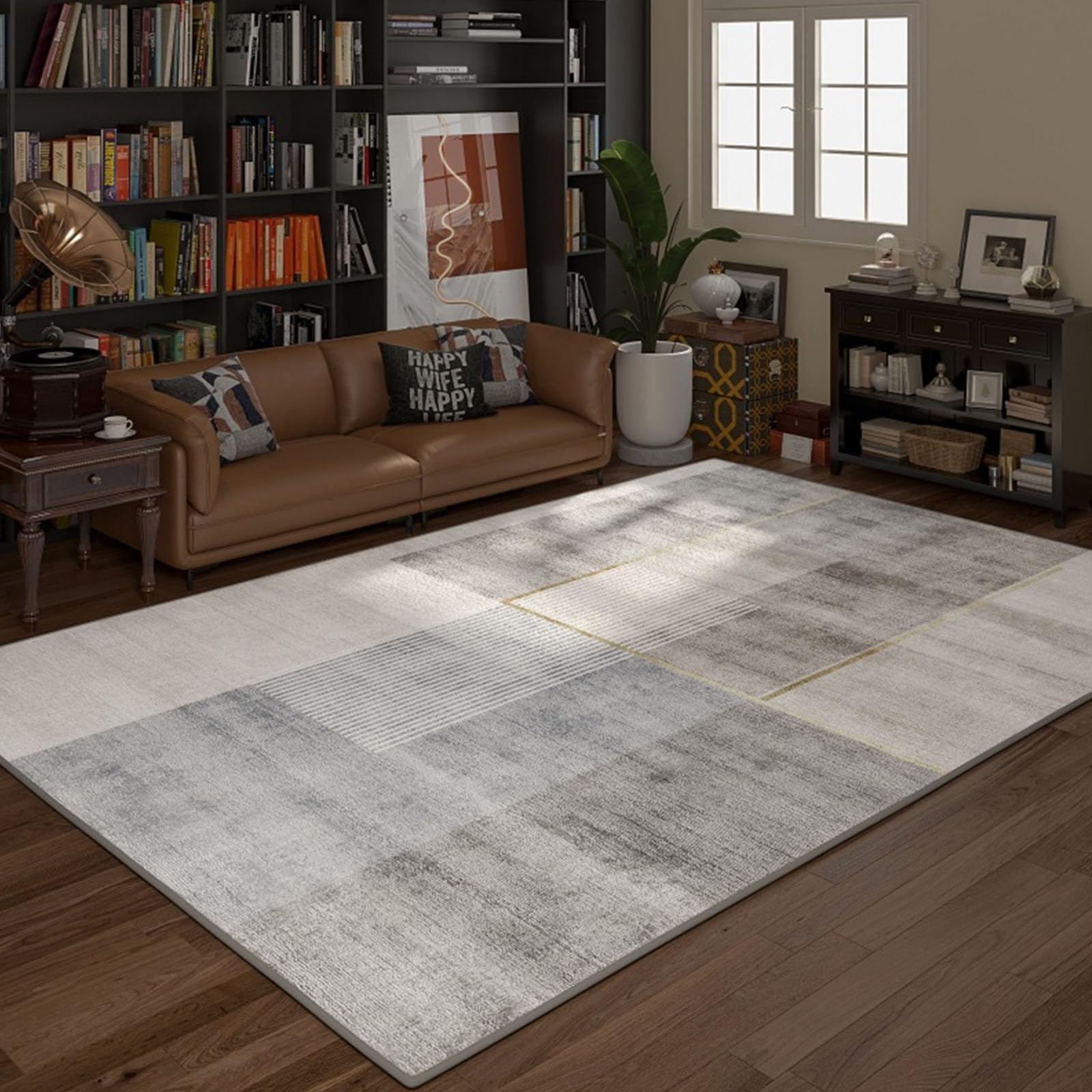 Alfombra calefactable con niveles de temperatura, temporizador de 12 horas | Alfombra eléctrica calefactable para sala de estar, con medidas de seguridad y funda desmontable(A,200*300CM)