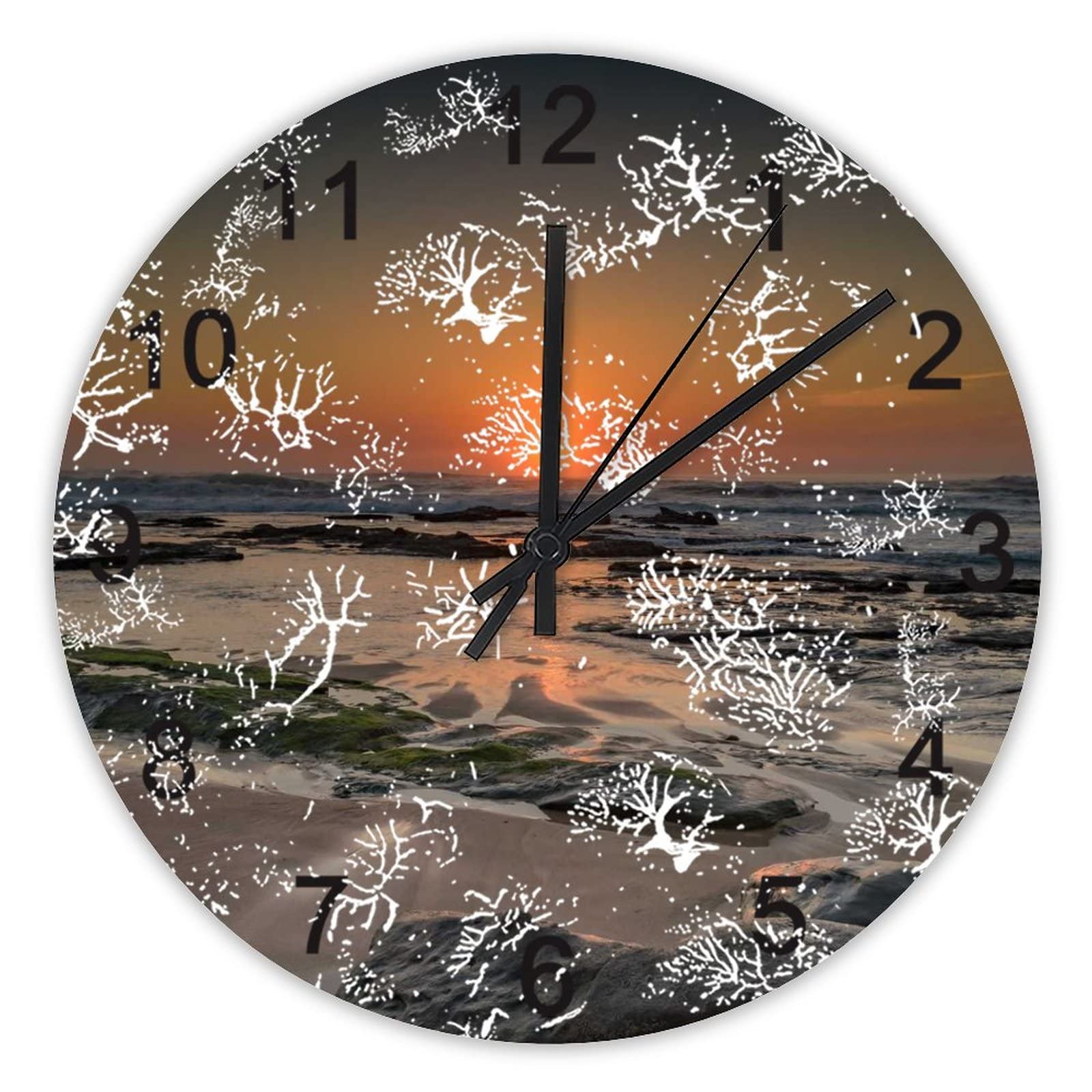 Horloge murale silencieuse décorative pour optimiser votre bureau