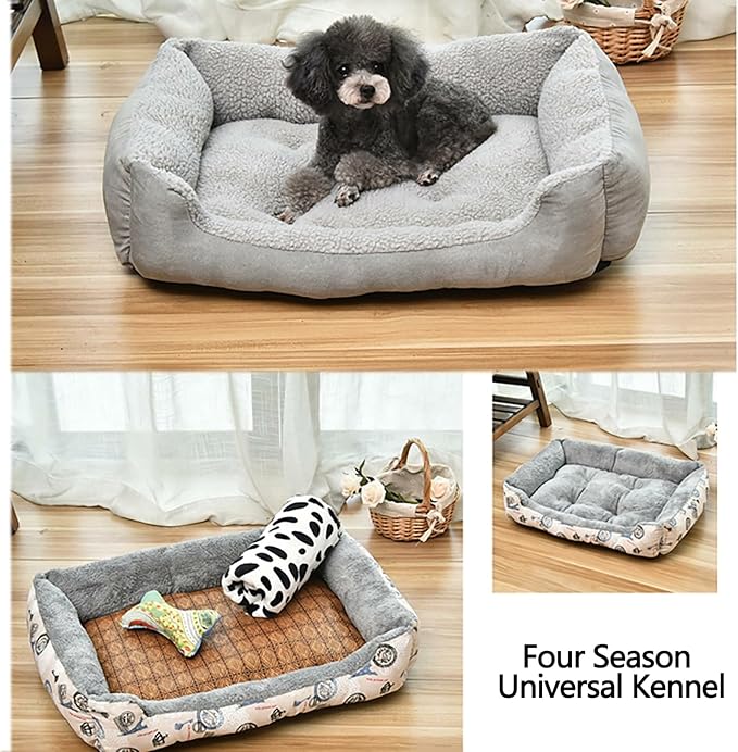 Cama para Perro Pequeño 50cm Suave con Base Antideslizante miniatura 7