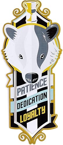 Harry Potter Hufflepuff - Marcapáginas de acero inoxidable