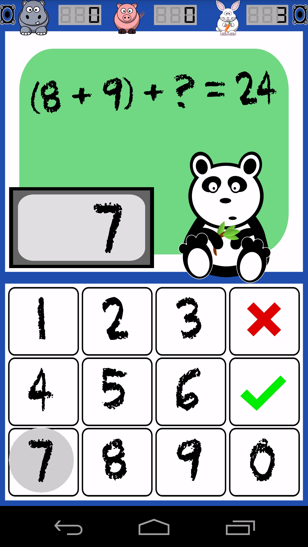 Gaming Math Panda Math Panda - App on the Amazon Appstore