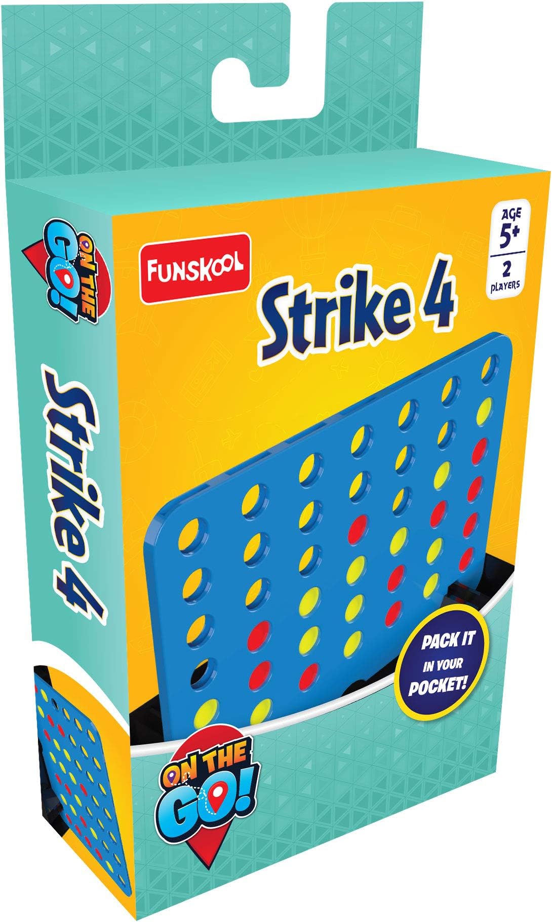 Funskool Travel Strike 4-2 Player Strategic Game!