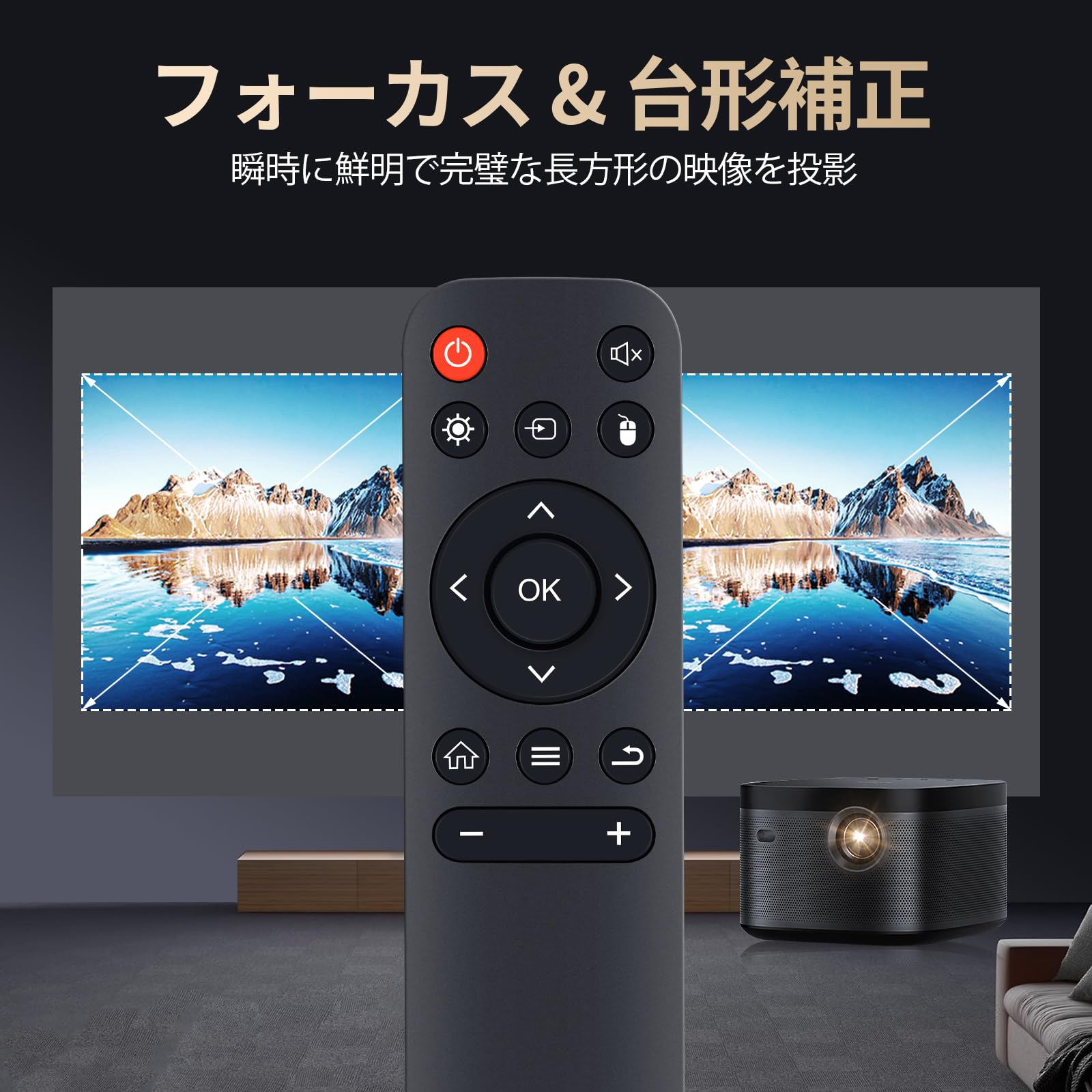 Amazon.co.jp: プロジェクターリモコン for Charmelife プロジェクター