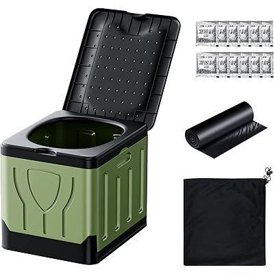 簡易トイレ 携帯トイレ ポータブルトイレ 非常用トイレ 防災グッズ 持ち運び易い 組み立て簡単 多用途 一台5役 コンパクサイズ 防災トイレ 15年長期保管可能 …