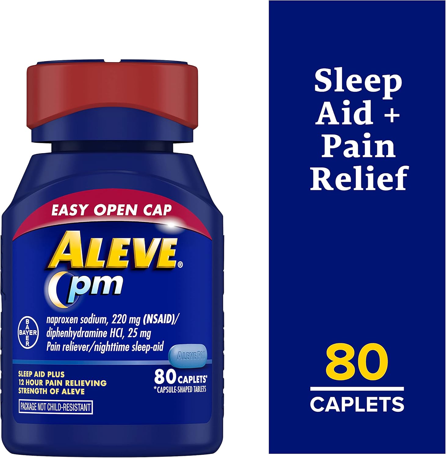 Buy Aleve Pain Relief and Nighttime Sleep Aid Naproxen Sodium Caplets