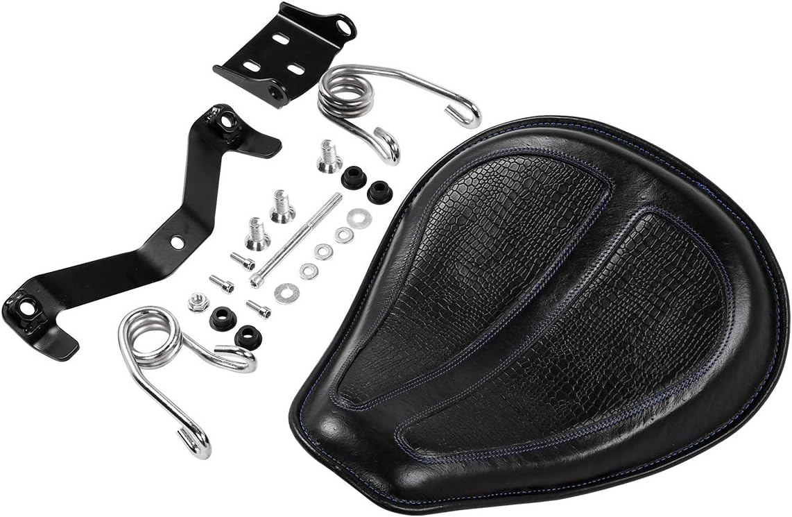 Solo Rider Seat with Spring Bracket Kit For Harley Davidson Sportster XL883 1200 Bobber Chopper Custom