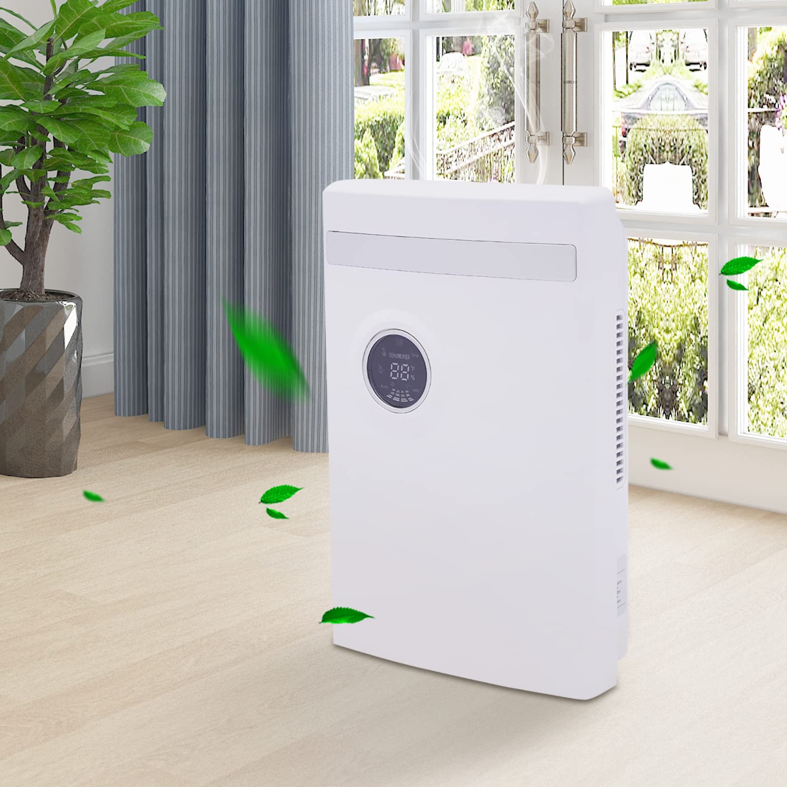 Osuszacz powietrza, 100 W, 220 V, elektryczny osuszacz powietrza, 500 ml, mały elektryczny osuszacz powietrza do pomieszczeń ok. 30 m², osuszacz powietrza do sypialni, łazienki, domu