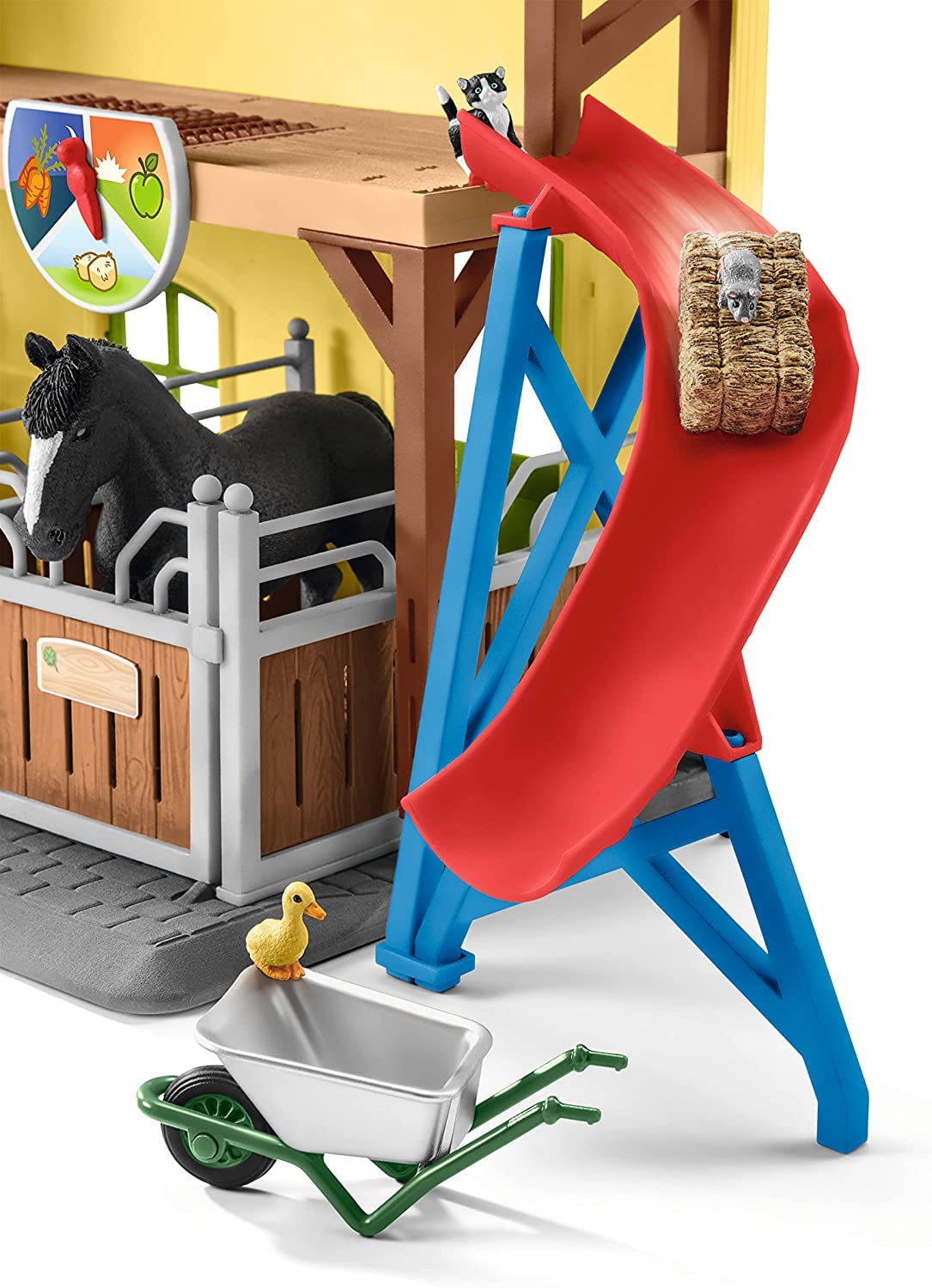 Schleich 42485 Pferdestall, für Kinder ab 3+ Jahren, Farm World - Spielset