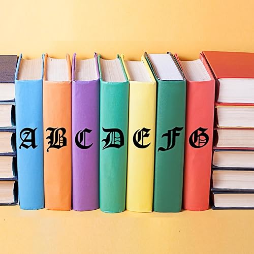 Miniatura 6 de Teling Juego de 8 calcomanías autoadhesivas de vinilo con números de buzón, calcomanías del alfabeto para buzones de correo, letreros de ventanas,