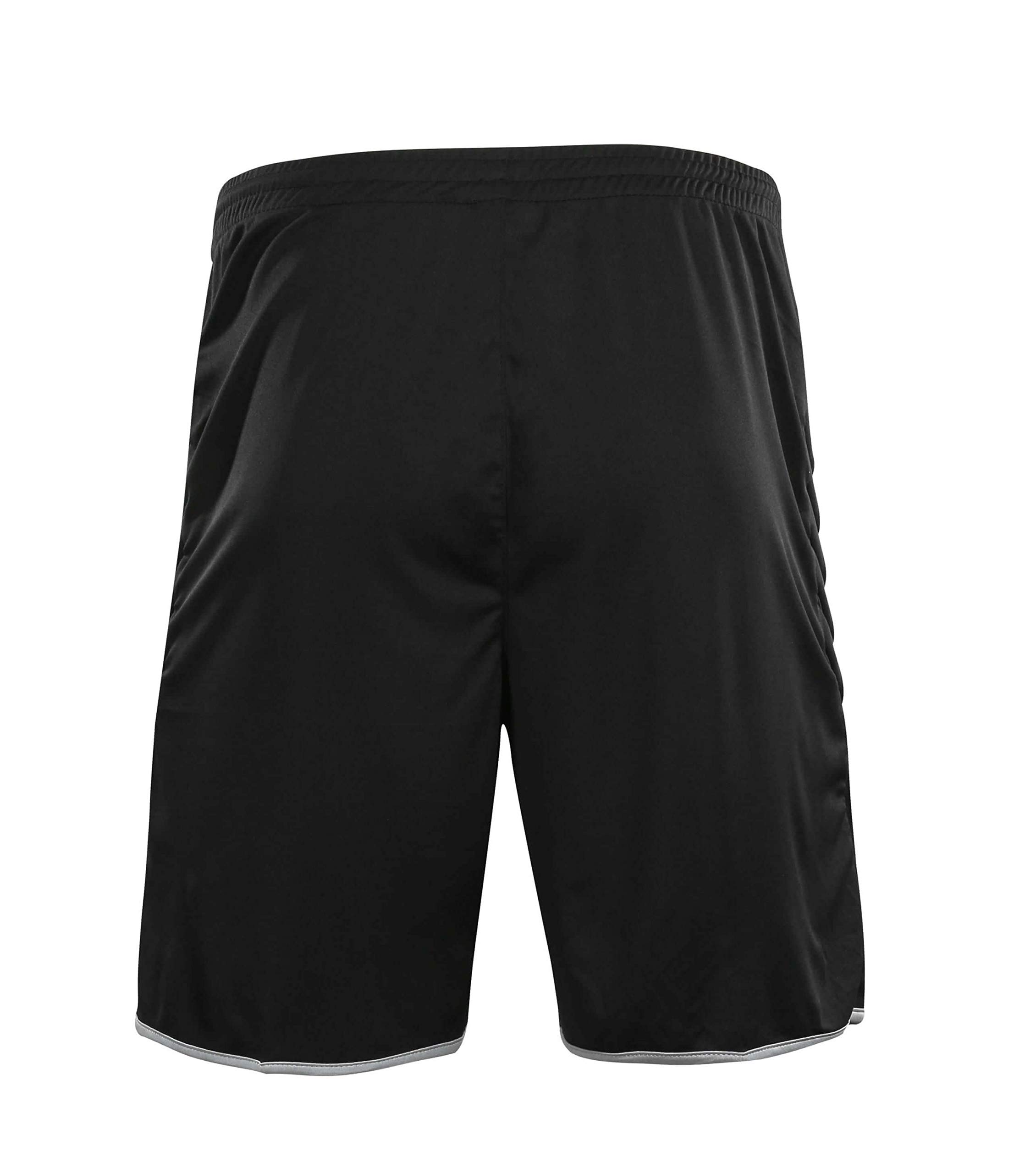 KELME Maillot de gardien de but à manches courtes – Ensemble comprenant un maillot de gardien de but et un short rembourré (taille XS, gris)