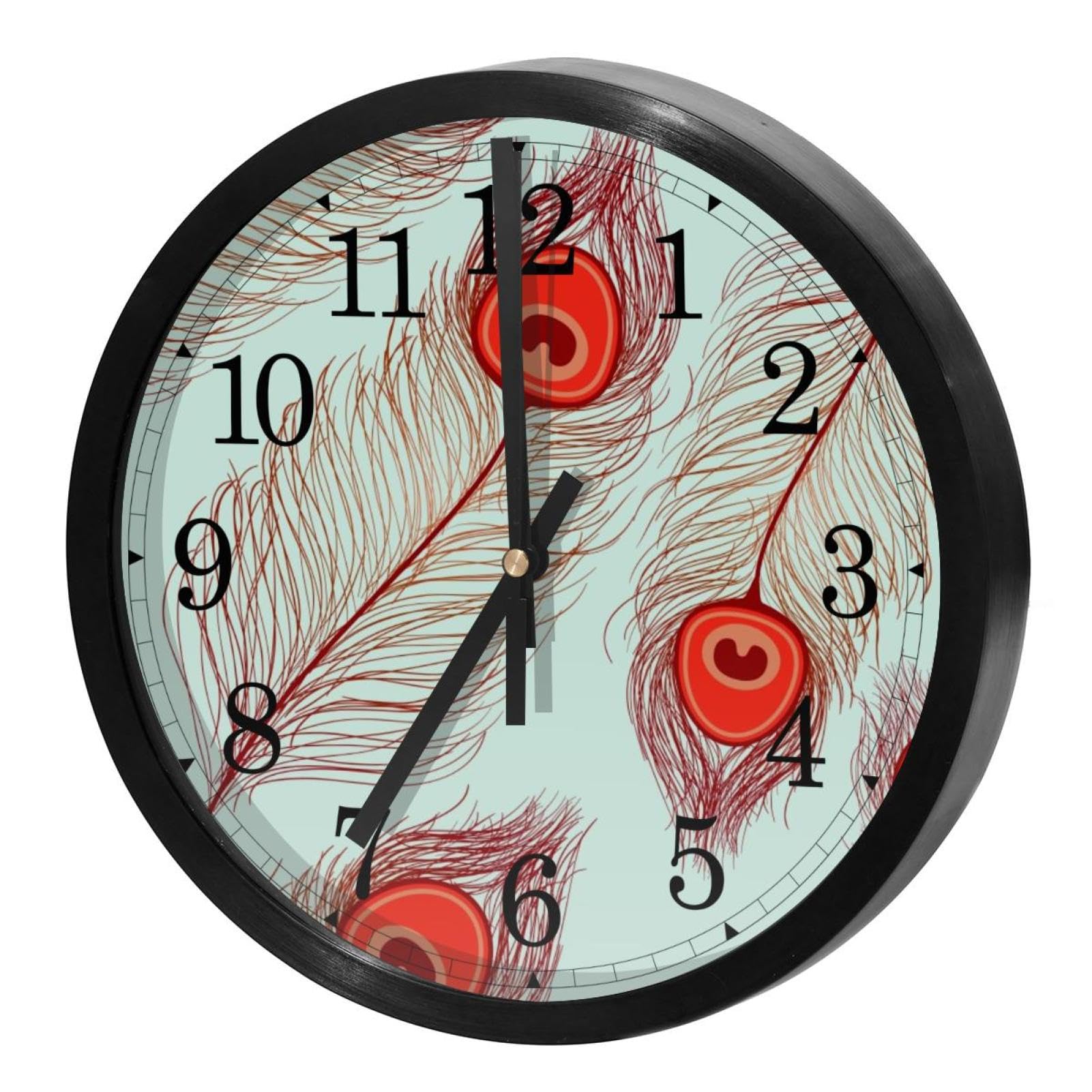 Horloge murale silencieuse à quartz à piles pour maison et école