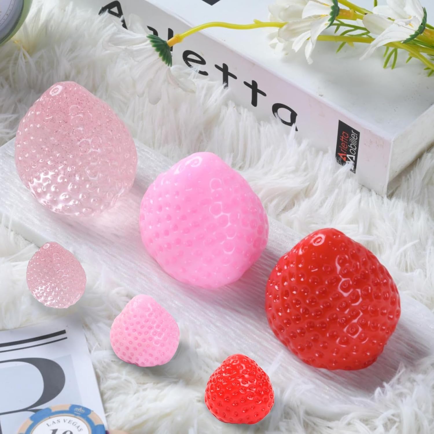 Taba Squishies Strawberry - Cute Squeeze Toys -5