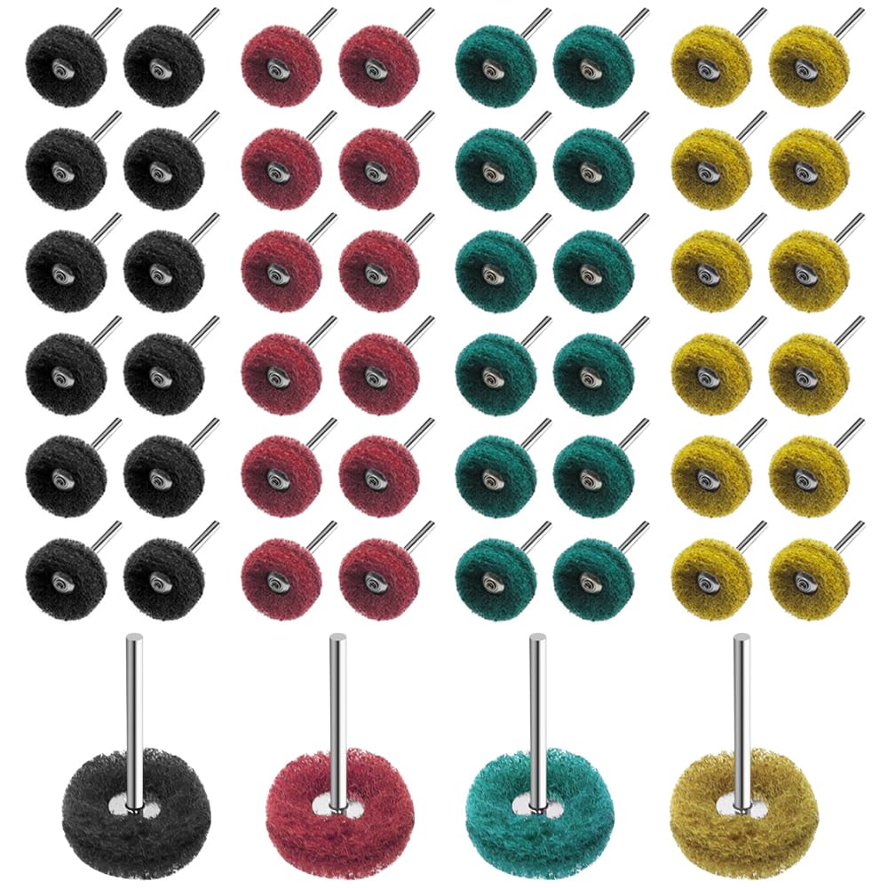 Dischi abrasivi colorati 25 mm grana 120/180/320/400 80 pezzi per utensili rotanti