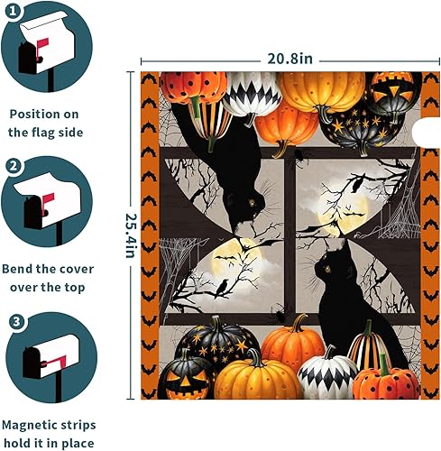 Miniatura 157 de Funda para buzón de águila calva con bandera estadounidense, tamaño estándar, 18 x 21 pulgadas, patriótica, impermeable, para buzón de correo