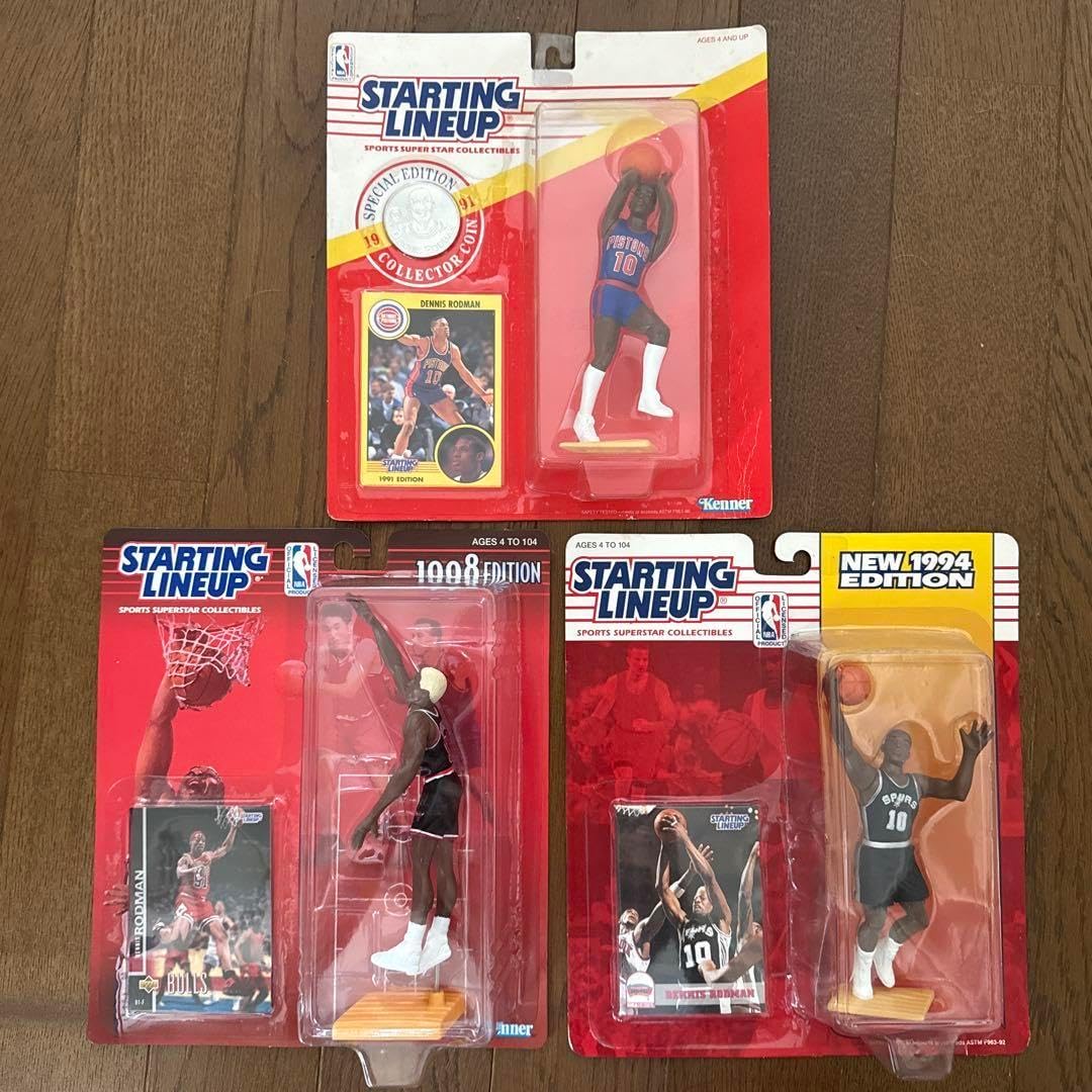 StartingLineup デニスロッドマン　Rodman フィギュアセット StartingLineup デニスロッドマン Rodman フィギュアセット