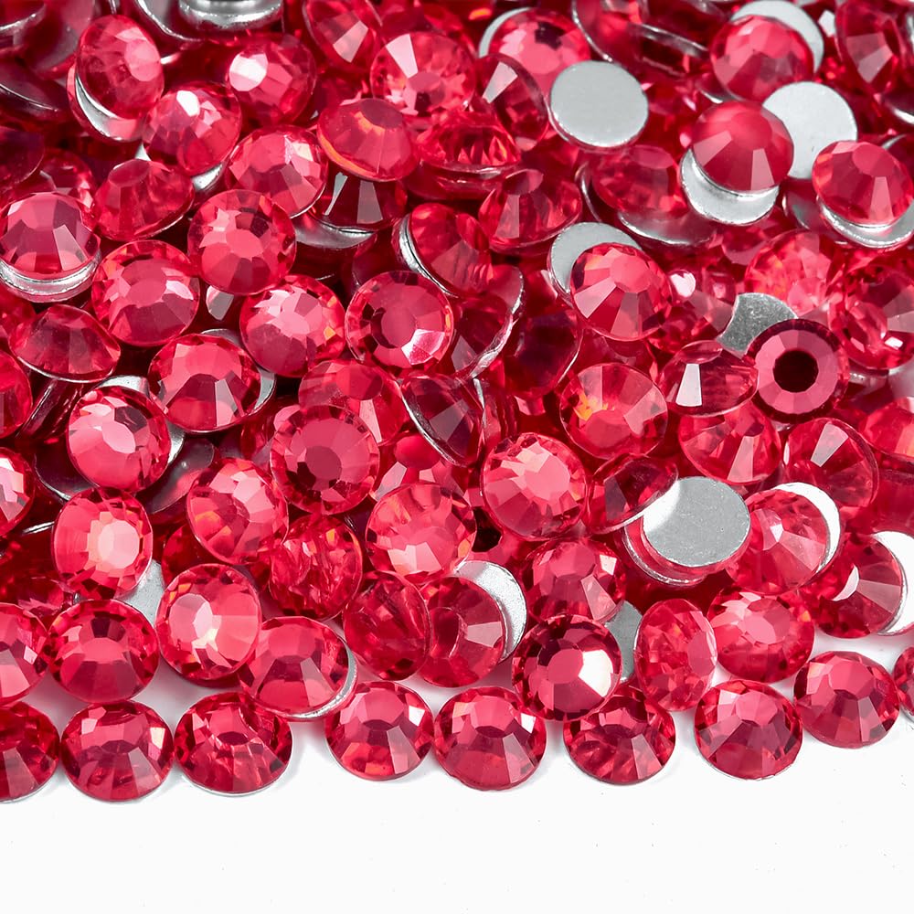 Flatback Rhinestones Glass Beads for Crafts Wax Apple SS16 1440pcs