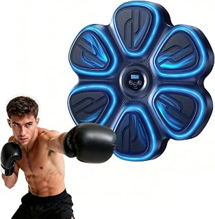 changenow Music Boxing Machine for Kids&Adults,Bluetooth Smart Boxing Training Machine,Wall Target Punching Workout for Kids,Reflex Training Suitable for Home,Office,Gym,Fun Fitness Equipment