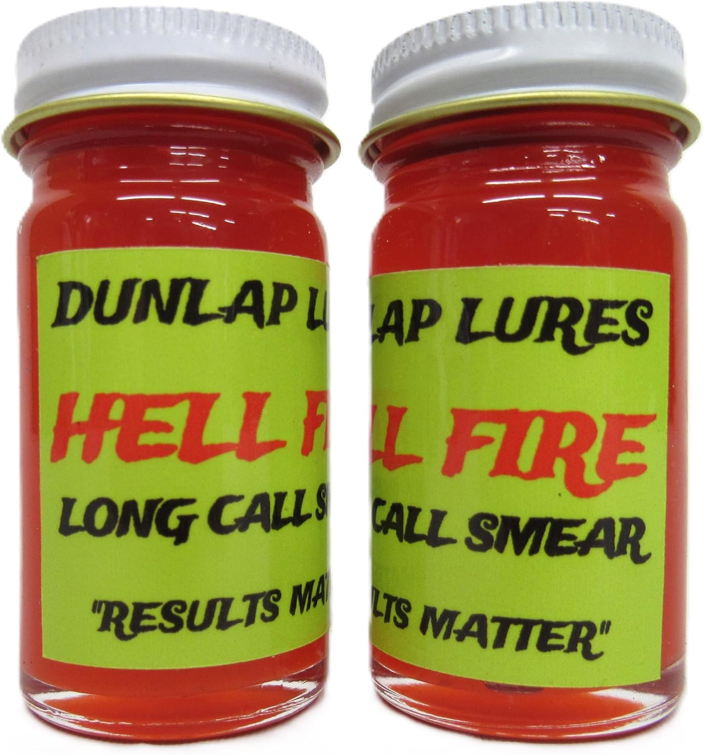 Generic 2 Hellfire Long Call Smear Lure Dunlap Lures 1 Ounce Jars