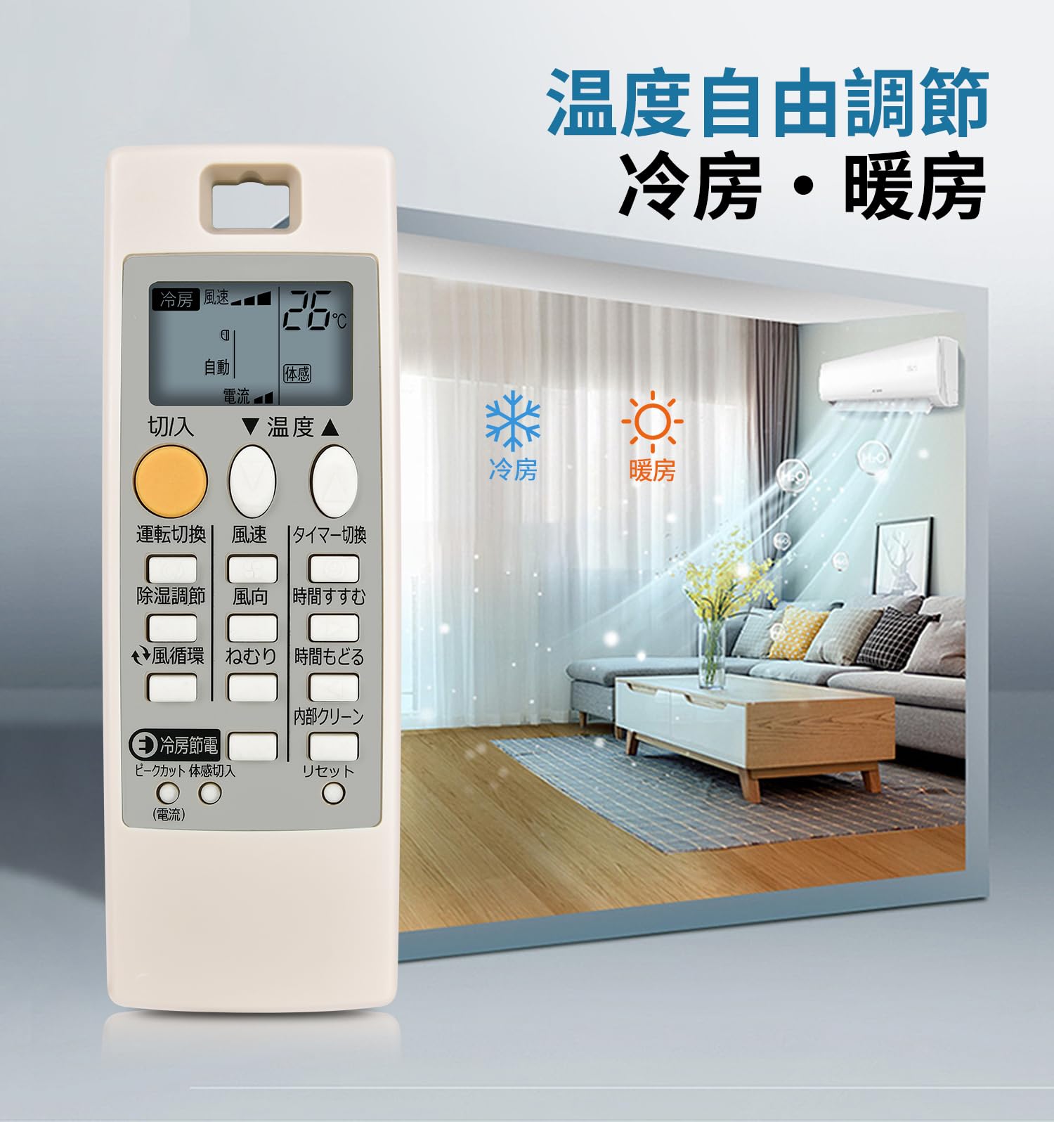 Amazon.co.jp: エアコンリモコン NH191 M21EFD426 三菱用のリモコン