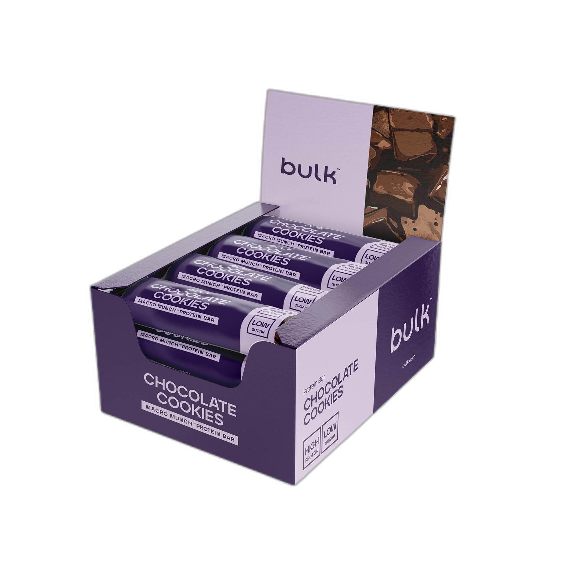 Bulk Macro Munch Barre Protéinée, Chocolat Cookies, 62g
