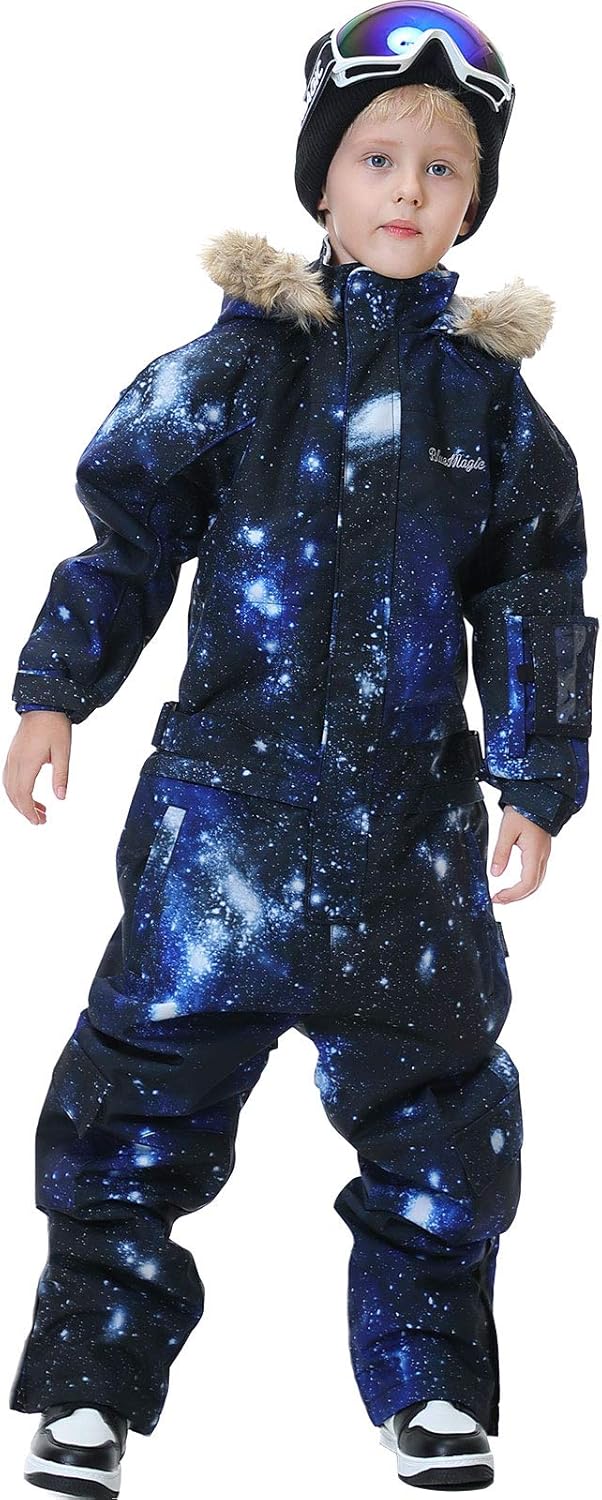 Bluemagic Kid's Baby One Piece Snowsuits Overalls Ski Suits Jackets Coats Jumpsuits Winter Outdoor Waterproof Snowboarding - Image 6