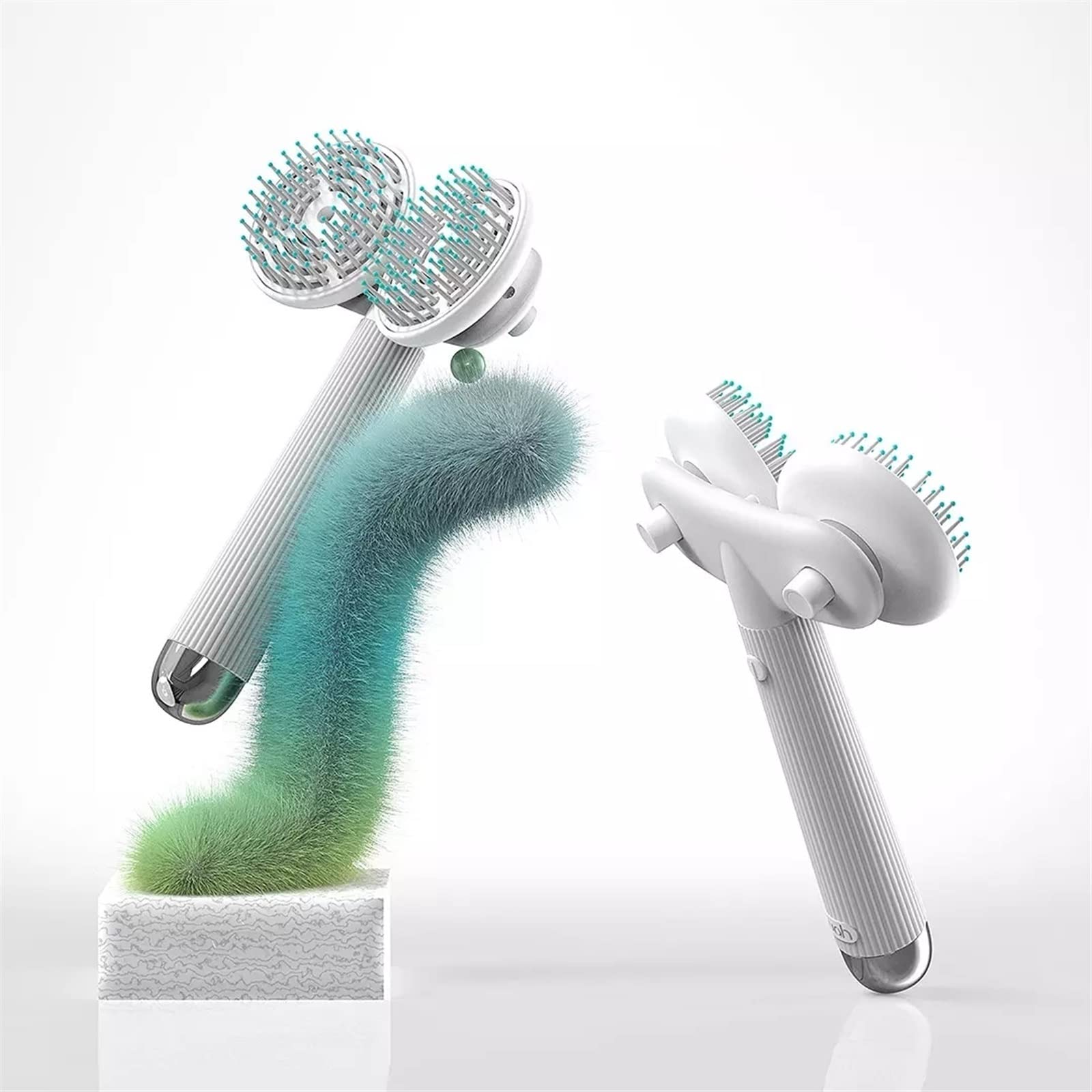 DieffematicSZ Grzebień Electric Hair Removal Comb Hair Brush Hair Removal Cleaning Brush