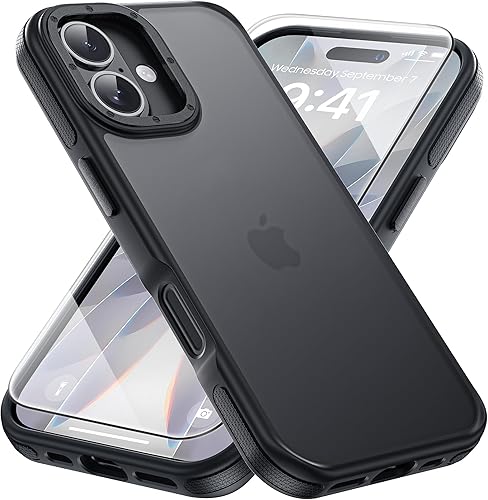 Miniatura 566 de Funda para iPhone 12, a prueba de golpes, para iPhone 12 Pro, protección contra caídas de grado militar, parte trasera dura, delgada, translúcida