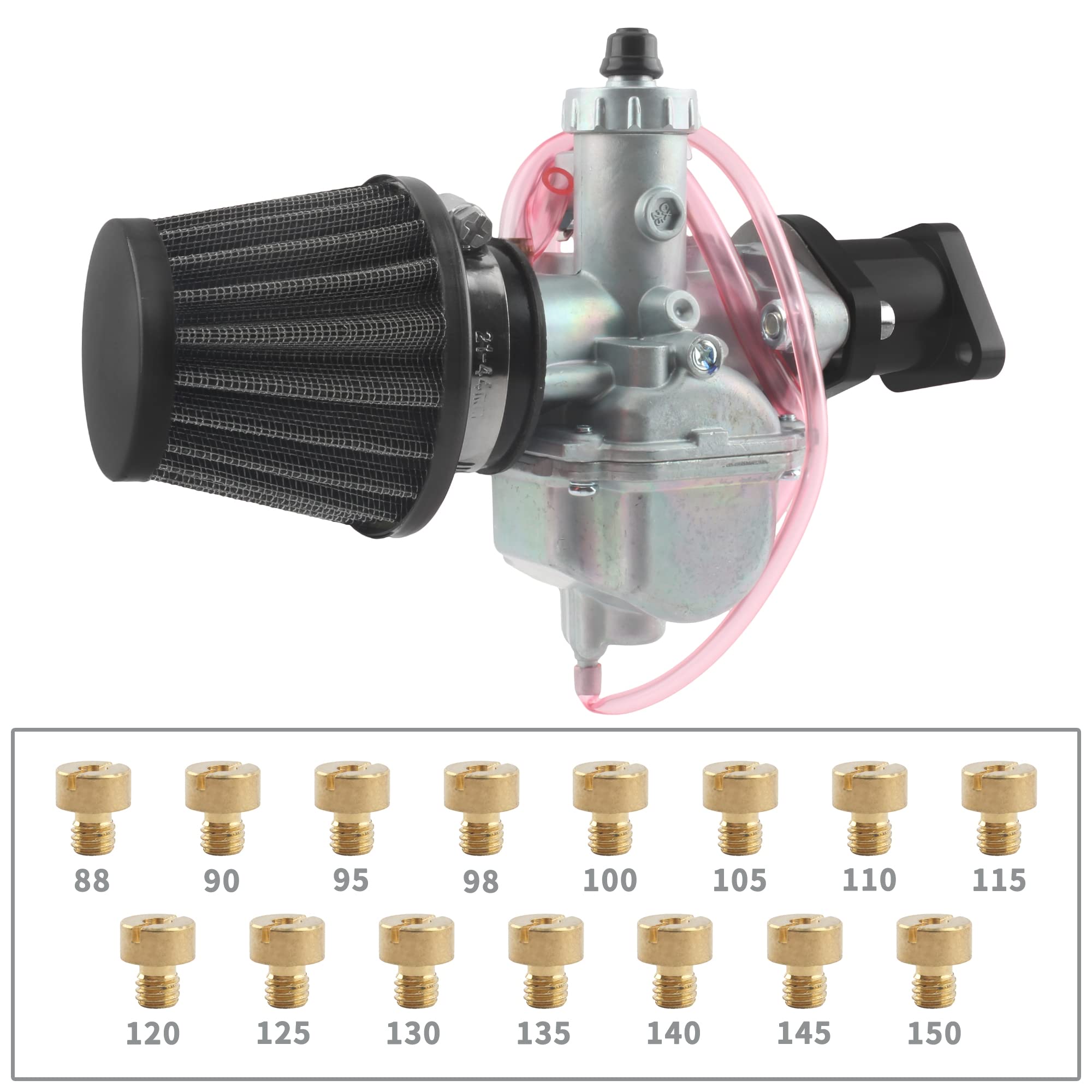Carburateur VM22 26mm Avec Filtre à Air Alu - Pour 110cc-140cc Dirt Bike, XR50, CRF70, Lifan, Etc.