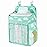 Maliton Hanging Diaper Caddy Organizer - Diaper Stacker Organizer for Changing Table, Crib, Playard & Nursery Organization Diaper Holder Baby Shower Gifts for Newborn (Blue-Green)