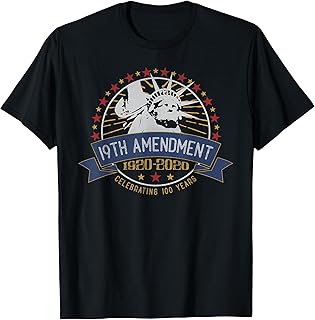 Women's Vote Suffragette T Shirt 19th Amendment Centennial T-Shirt