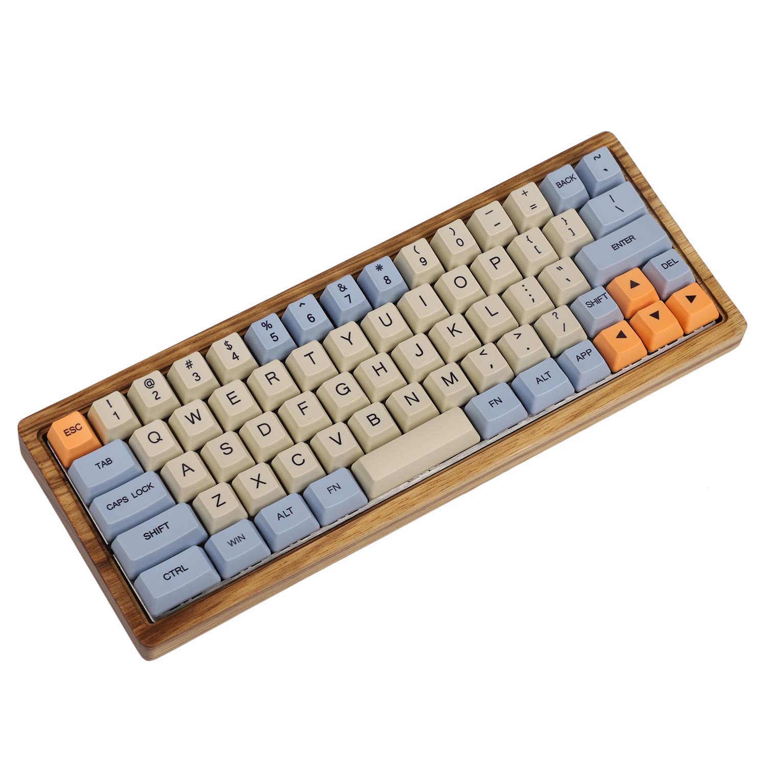 Amazon | YMDK Blue Beige Orange Dye Sub 64 68 Minila Keyset Thick