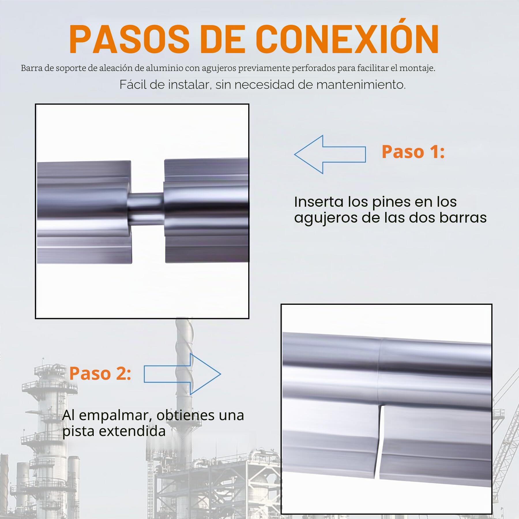 SBR20 guía lineal, riel lineal empalmado 3000 mm, 4 unidades de 1500 mm, eje de guía deslizante con 8 bloques de rodamientos SBR20UU y accesorios para impresoras 3D DIY y máquinas CNC