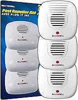 Vista 1 de Bell + Howell Ultrasonic Pest Repeller Home Kit (Pack of 3), Ultrasonic Pest Repeller, Pest Repellent for Home, Bedroom, Office, Kitchen, Warehouse